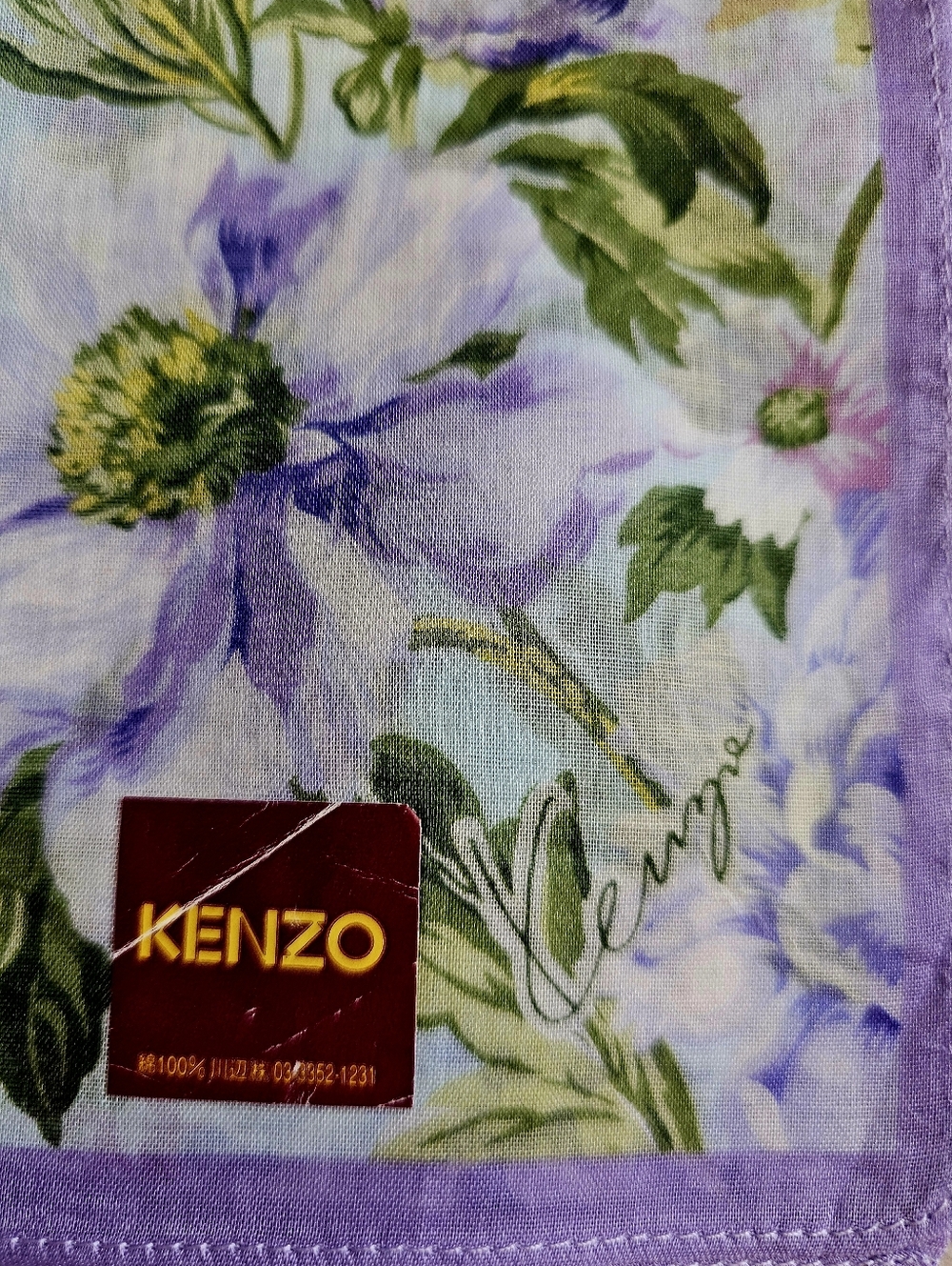 Kenzo Vintage Hanky/Scarf - Picture 6 of 6